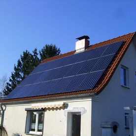 Solaranlage auf Ein- und Mehrfamilienhäusern