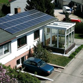 Solaranlage auf Ein- und Mehrfamilienhäusern