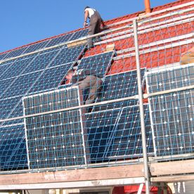 Solaranlage auf Ein- und Mehrfamilienhäusern