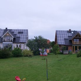 Solaranlage auf Ein- und Mehrfamilienhäusern