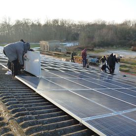 Solaranlagen auf Hallendächern