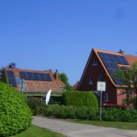 Solaranlage auf Ein- und Mehrfamilienhäusern